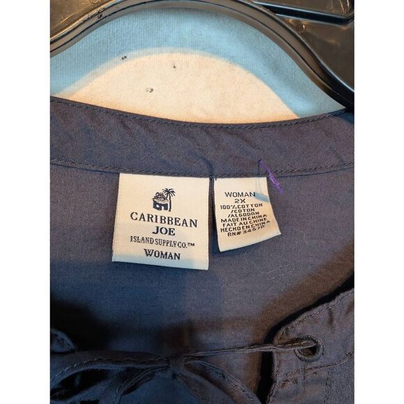 Caribbean Joe loose fit top size 2X - Picture 3 of 3